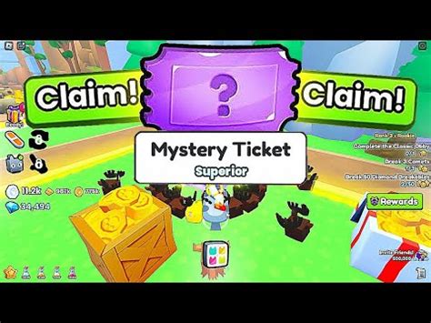 Wow Free Mystery Ticket Pet Simulator Youtube