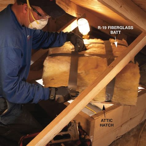 Saving Energy Blown In Insulation In The Attic Project