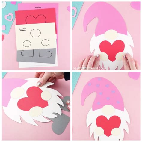 Valentines Day Gnome Craft I Heart Crafty Things