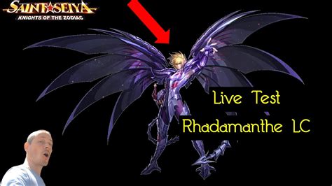 Live Test Rhadamanthe Lc Apr S Sa Sortie Saint Seiya Awakening Youtube