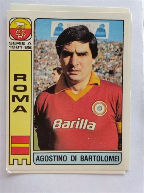 FIGURINA CALCIATORI PANINI 1981 82 ROMA DI BARTOLOMEI N 255 OTTIMA DA