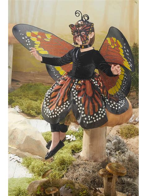 Monarch Butterfly Costume For Girls Chasing Fireflies