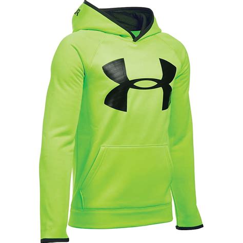 Under Armour Boys Armour Fleece Storm Highlight Hoodie At