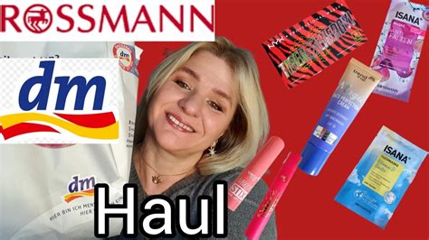 Unser Erster Rossmann Dm Haul 2024 YouTube