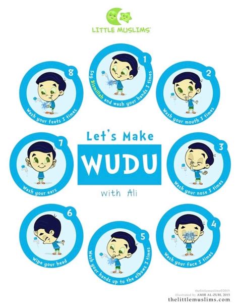 Lets Make Wudu With Poster Digital Printable Islamic Etsy