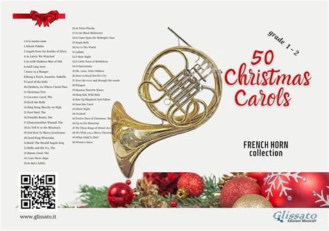 Amazon French Horn Sheet Music 50 Christmas Carols Grade 1 2