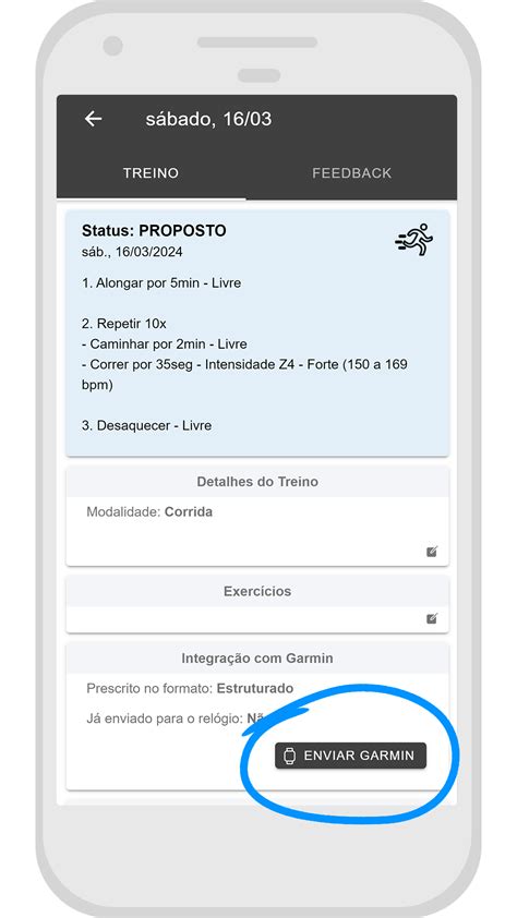 Enviar Treinos Para O Garmin Connect Do Aluno SisRUN Central De Ajuda