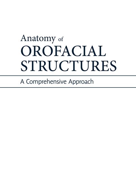 SOLUTION Anatomy Of Orofacial Structures A Comprehensive Approach 8e