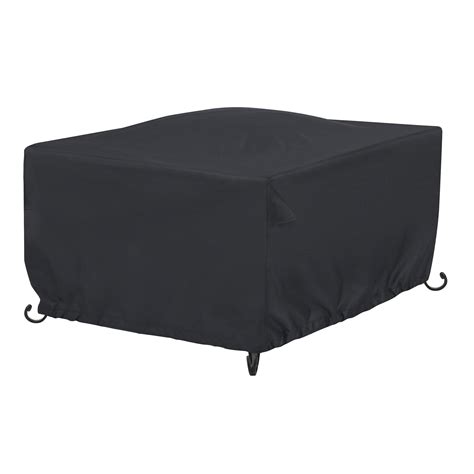 AmazonBasics Square Patio Fire Pit/Table Cover - 42", Black 52963037586 ...