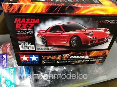 Tamiya 58648 1 10 RC On Road Car Mazda RX 7 FD3S TT02D Drift Spec TT 02D