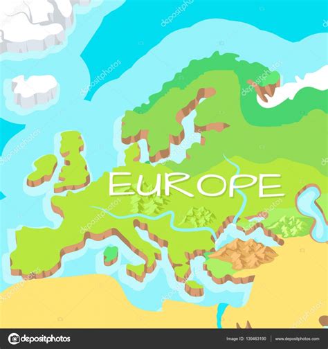 Ilustracion Dibujo Mapa Europa Mapa De Europa Vector De Stock Images