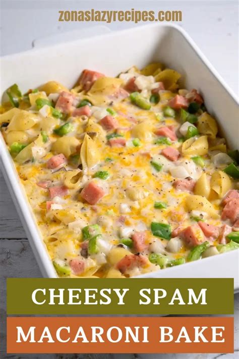 Easy Spam Casserole (8 ingredients, 7 steps) - Zona's Lazy Recipes