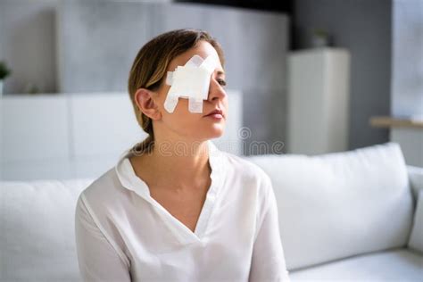 Eye First Aid Care Medicine Plaster Stock Image Image Of Paramedic