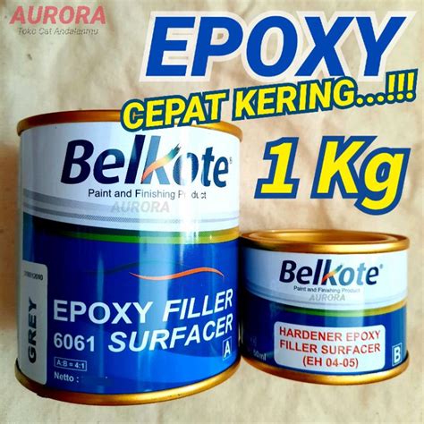 jual epoxy filler surfacer belkote kilo poksi epoksi filer belkot poxy