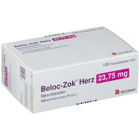 Beloc Zok Herz 23 75 Mg 100 St Mit Dem E Rezept Kaufen Shop Apotheke