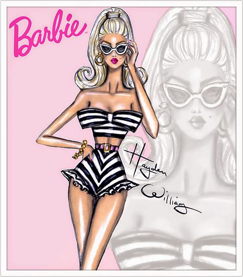 Hayden Williams Fashion Illustrations Happy Birthday Barbie By