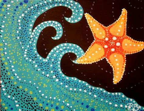 Aboriginal Dot Painting Fish