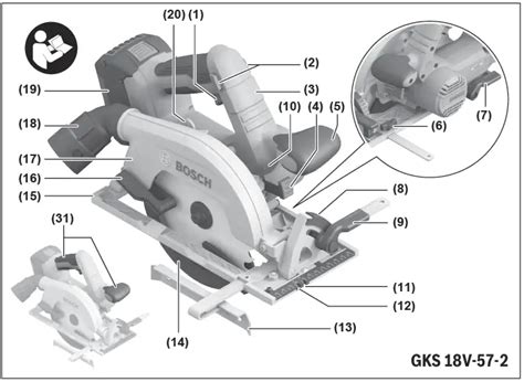 Bosch Gks Professional Cordless Circular Saw Instruction Manual