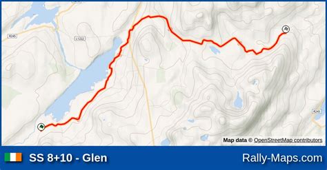 SS 8 10 Glen Stage Map Donegal International Rally 2019 ITRC