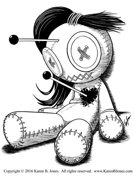 Voodoo Doll Cartoon