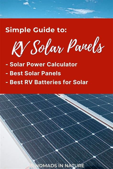 Calculate How Many Solar Panels You Need And Best Rv Solar Panels And