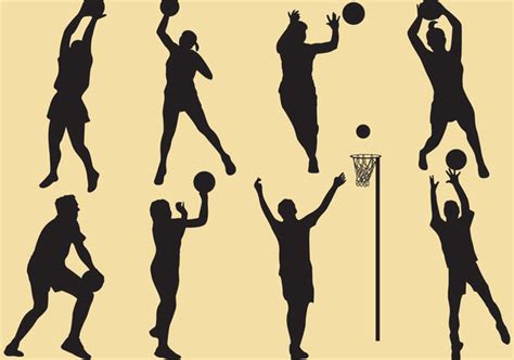 Free Netball Silhouettes, Download Free Netball Silhouettes png images ...