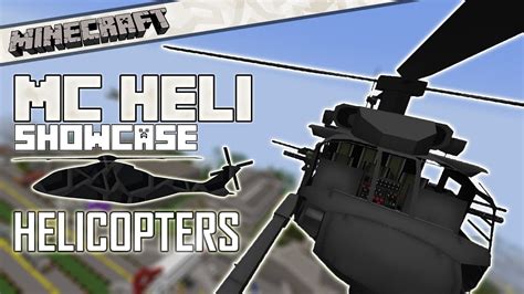 Minecraft Mc Heli Showcase The Ultimate Aircraft Mod