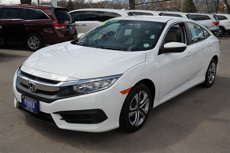 2016 Honda Civic 4dr CVT LX FWD 4dr Car Fisher Honda