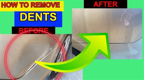 How To Remove Dents On Your Car Easy Way To Fix Dents Youtube