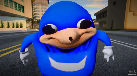 Ugandan Knuckles Blue For GTA San Andreas