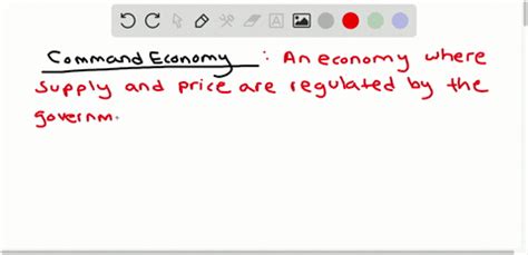 SOLVED:What is a command Economy?