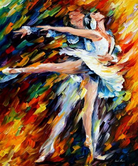 Ballet Through Leonid Afremov S Strokes Ballet Painting Amazing