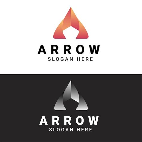 Premium Vector | Arrow logo design