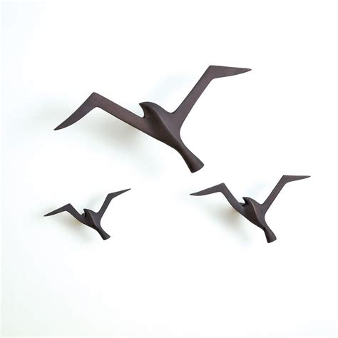 Modern Birds Metal Wall Art — AllSculptures