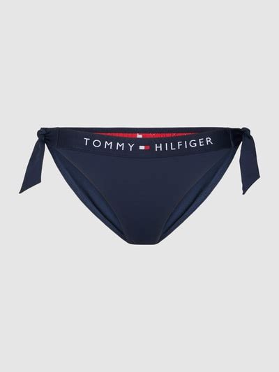 Tommy Hilfiger Bikini Hose Mit Seitlichen Schn Rungen Modell Original