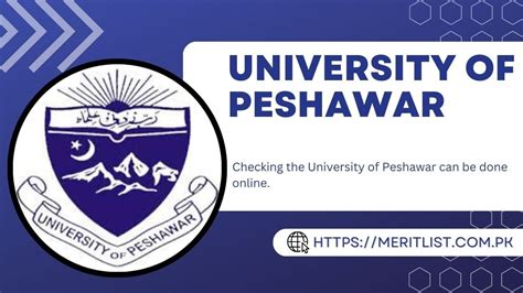 University of Peshawar Merit List 2024 Check Online