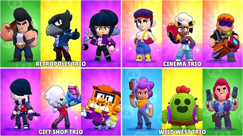 Every Trio In Brawl Stars Cheapest To Costliest Youtube