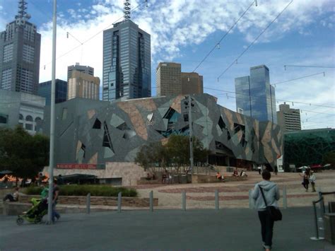 Federation Square Melbourne Australia Wallpapers Man Made Hq