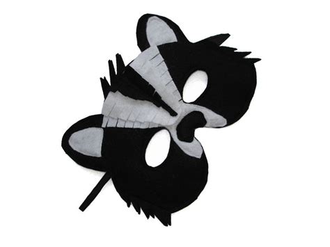 Children's Woodland Animal SKUNK Felt Mask - Magical Attic