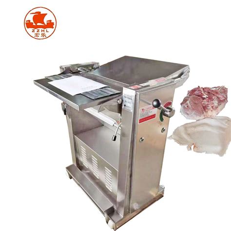 Stainless Steel Pork Pig Meat Skinner Skin Separating Pig Skin Peeler