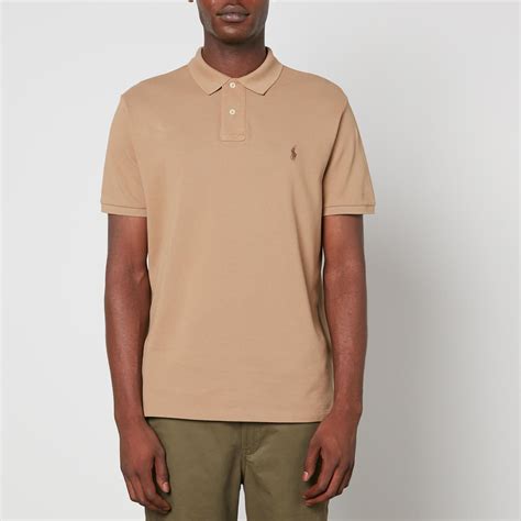 Polo Ralph Lauren Logo Embroidered Cotton Piqué Polo Shirt