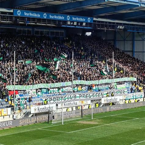 Fotos Galerie Gästefans DSC Arminia Bielefeld SC Preußen