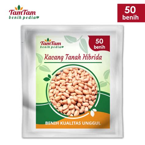 Jual Benih Kacang Tanah Jumbo Super Hibrida Kulit Putih Benih