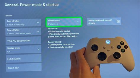 Xbox Series Xs How To Change Console Power Mode Tutorial Power Mode