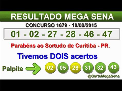 Sortemegasena Resultado Mega Sena Concurso Megasena