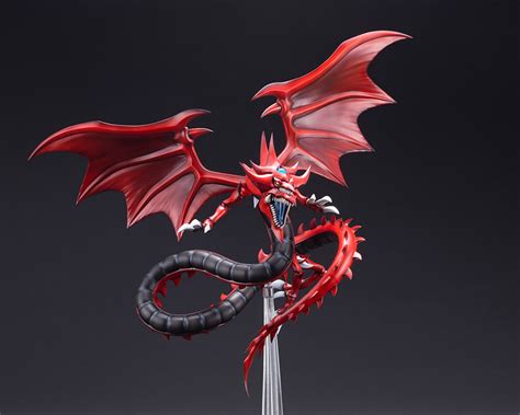 Yu Gi Oh Slifer The Sky Dragon Egyptian God Statue Figure