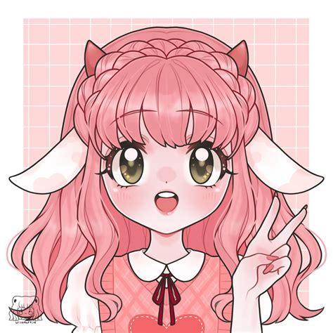 Strawberry Cow Pfp By Me 🍓 Ranimesketch