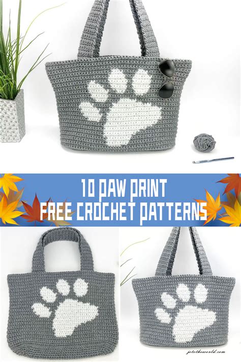 Paw Print Crochet Patterns Free Igoodideas