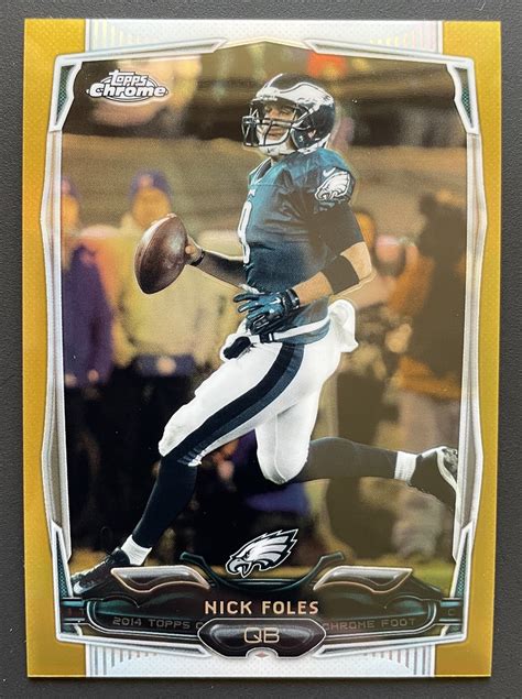 2014 Topps Chrome Gold Refractor Nick Foles Ser15of50 Flickr