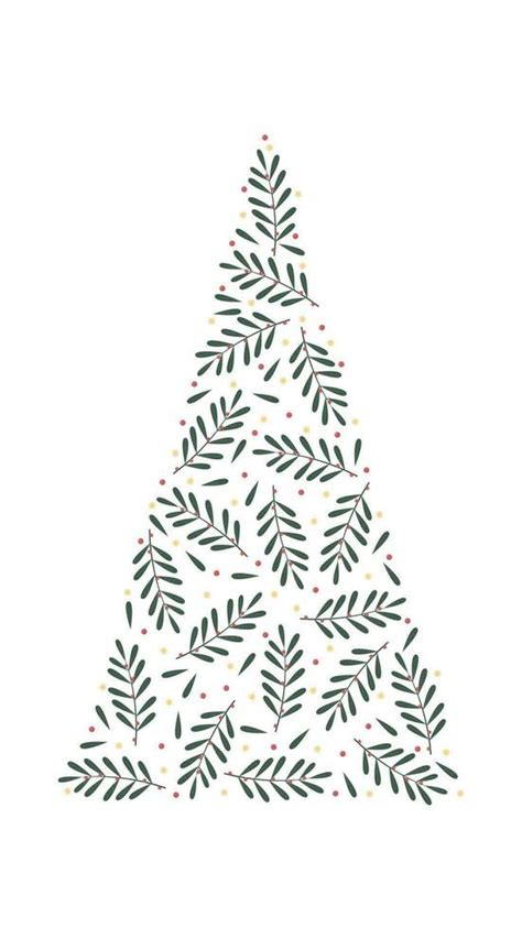 Christmas tree vector. free space for text. Christmas wallpaper ...